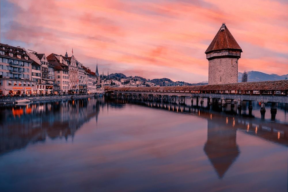 Lucerne City in Switzerland