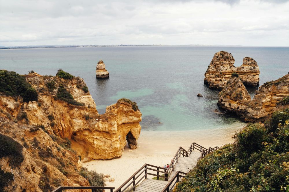 beach in Lagos, Portugal