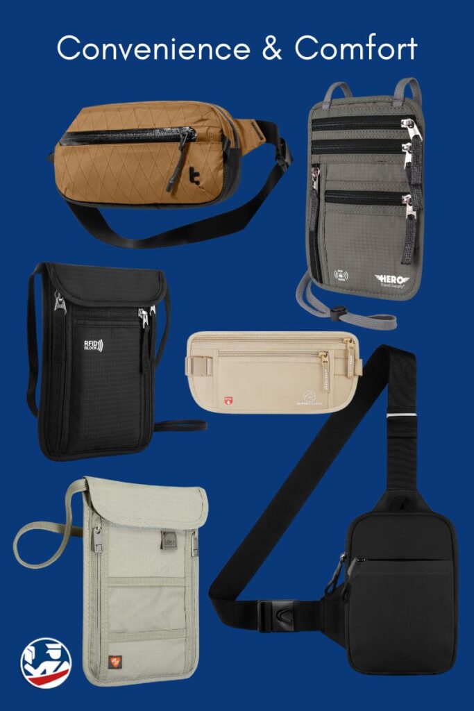 Passport holders for convenience and comfort
